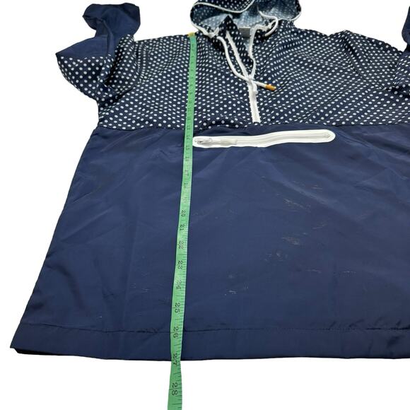 BONOBOS Fielder Polka Dot Lightweight Anorak Jacket Blue White Size XS Mens - Picture 6 of 7